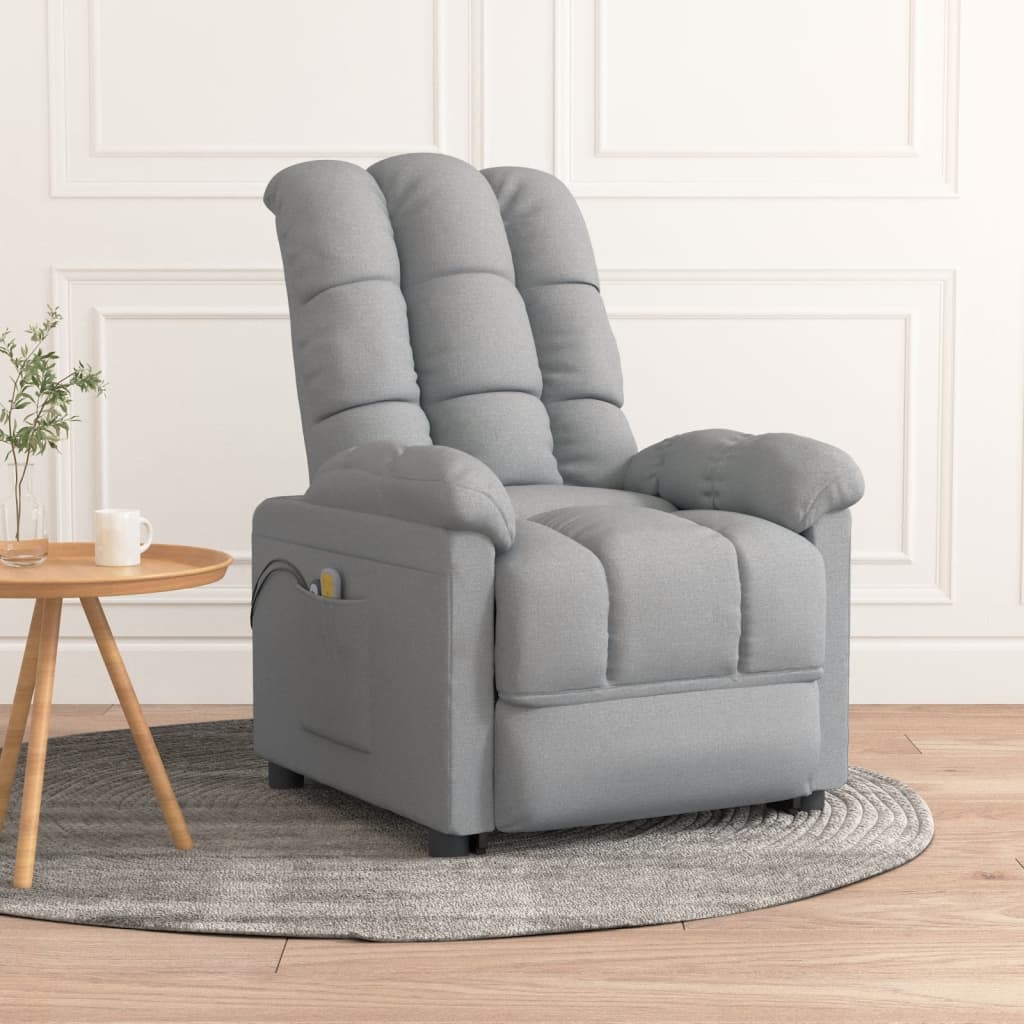 Fauteuil Massant Relaxant Releveur - Gris