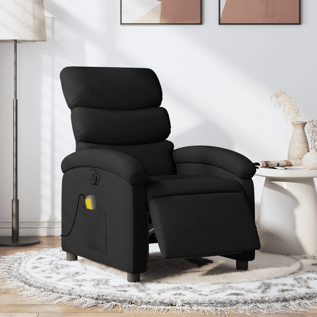 Fauteuil Massant Chauffant Releveur - Noir