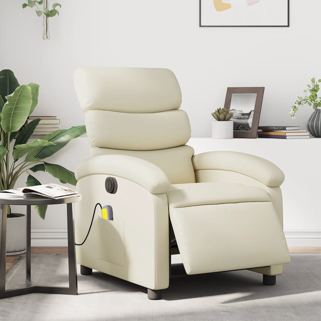 Fauteuil Relaxant - De Luxe - Blanc