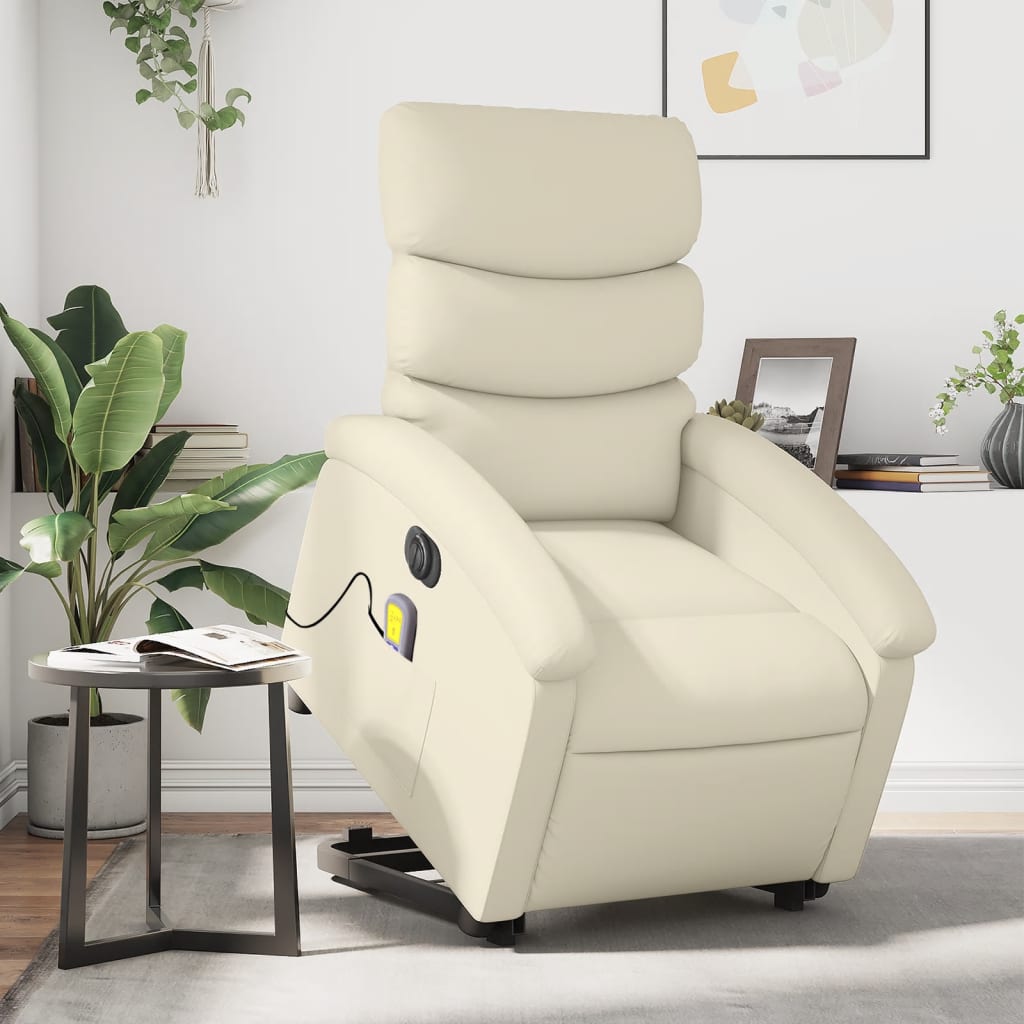 Fauteuil Relaxant Électrique Releveur - Blanc