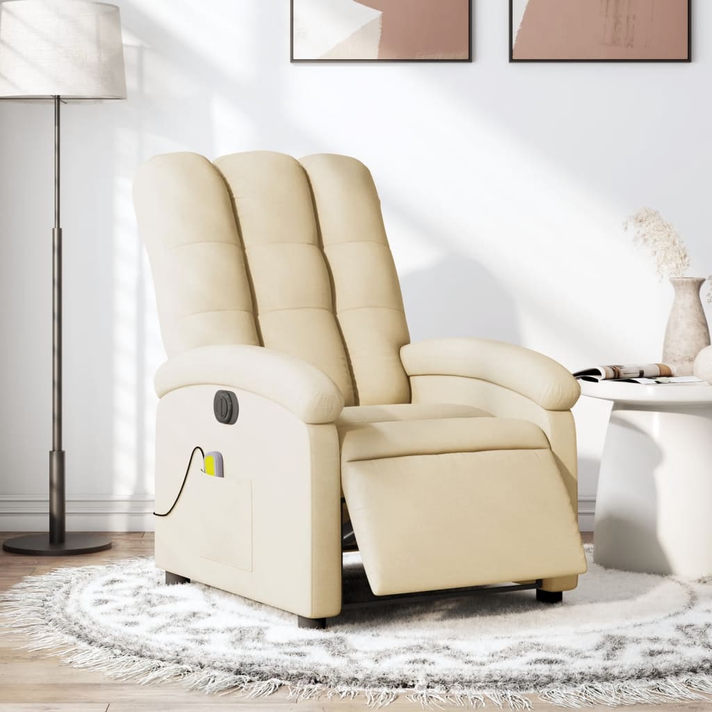 Fauteuil Relaxant - Tissu Blanc