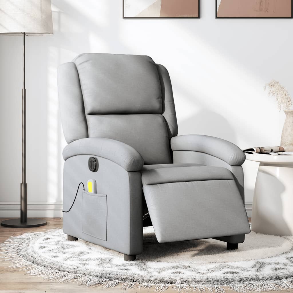 Fauteuil Massage - Grande Taille - Gris