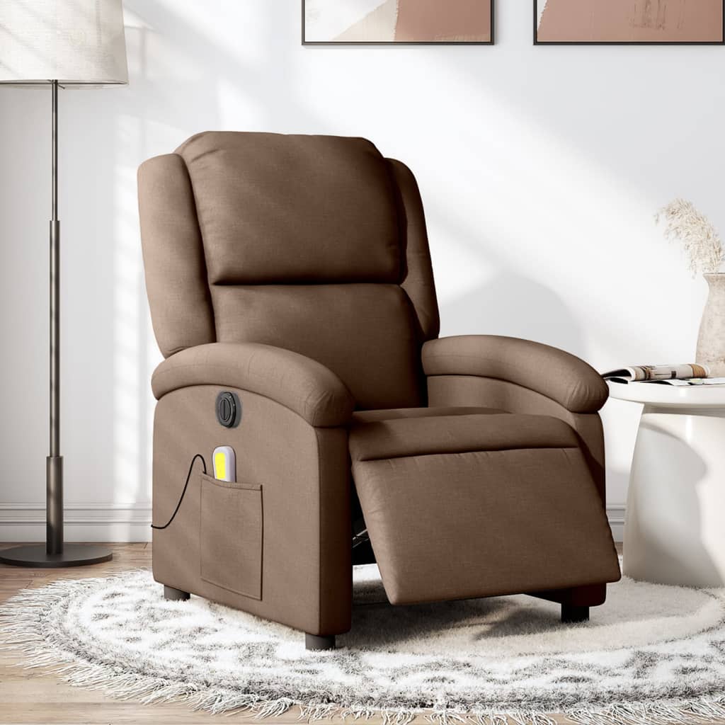 Fauteuil Relaxant Massant Vibrant - Marron