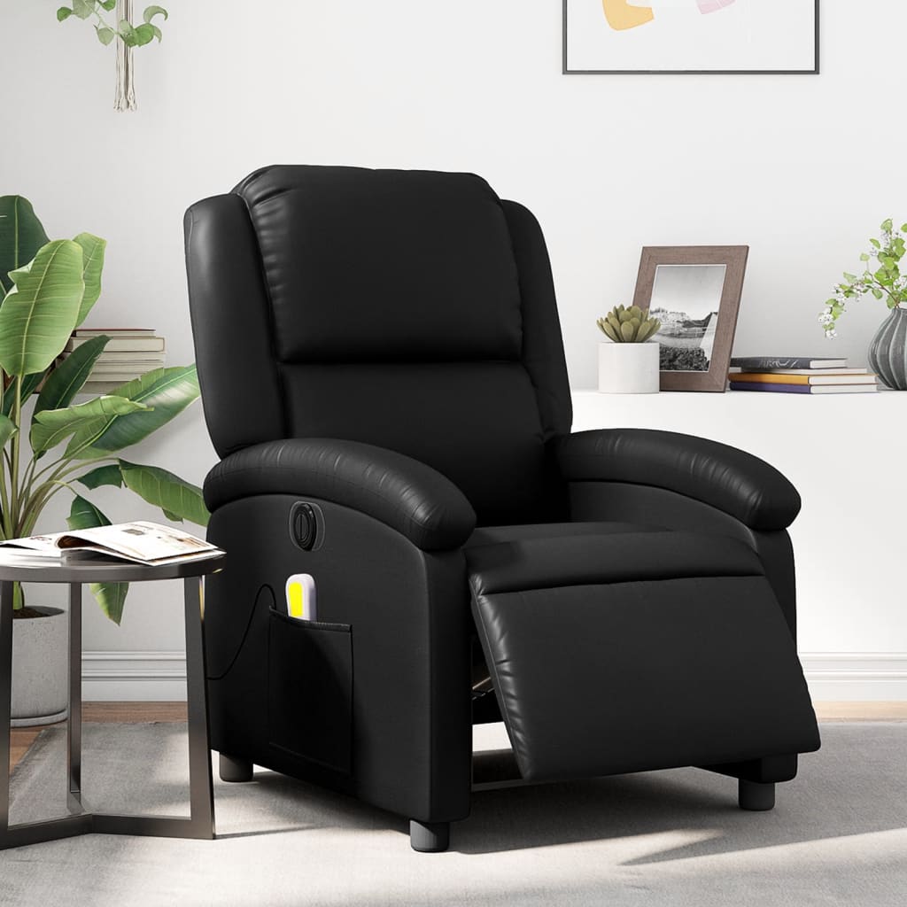 Fauteuil Relaxant Electrique Moderne - Noir