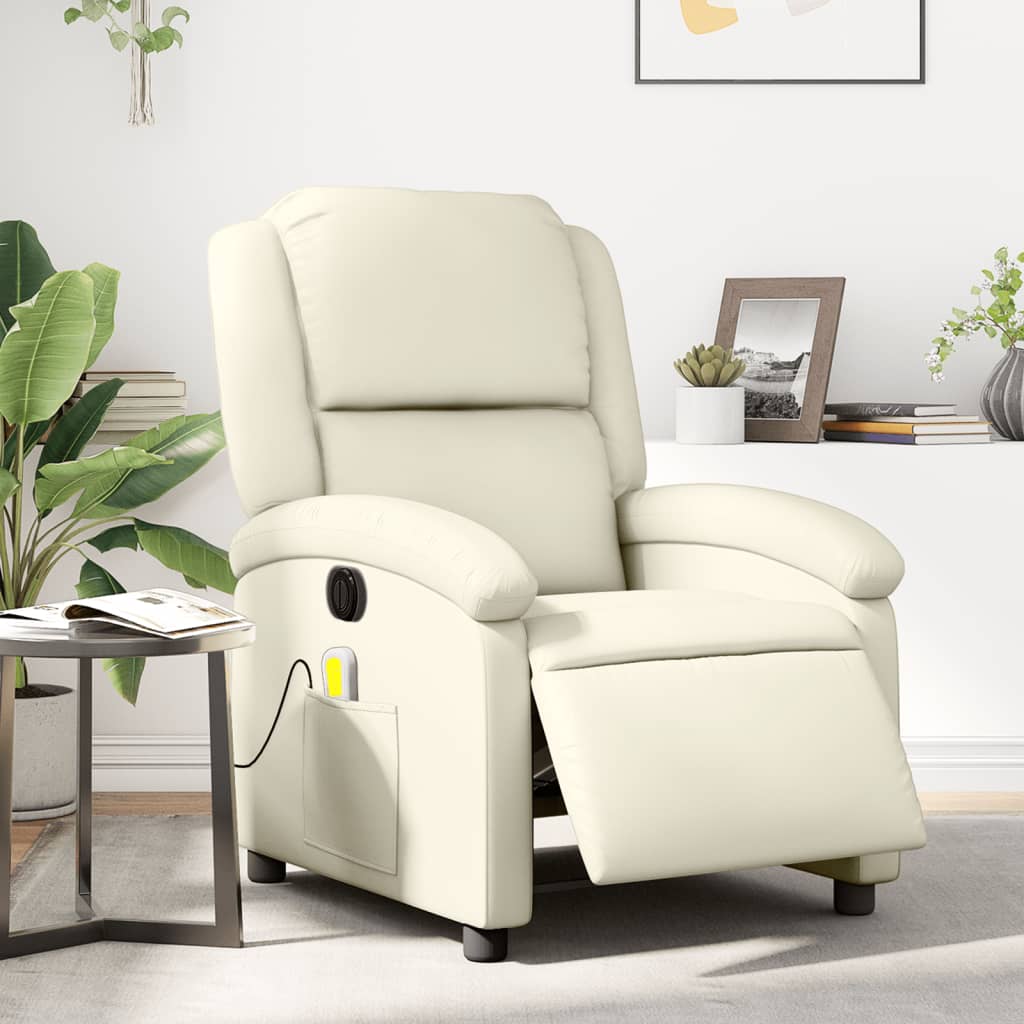 Fauteuil Électrique Relaxant - Blanc