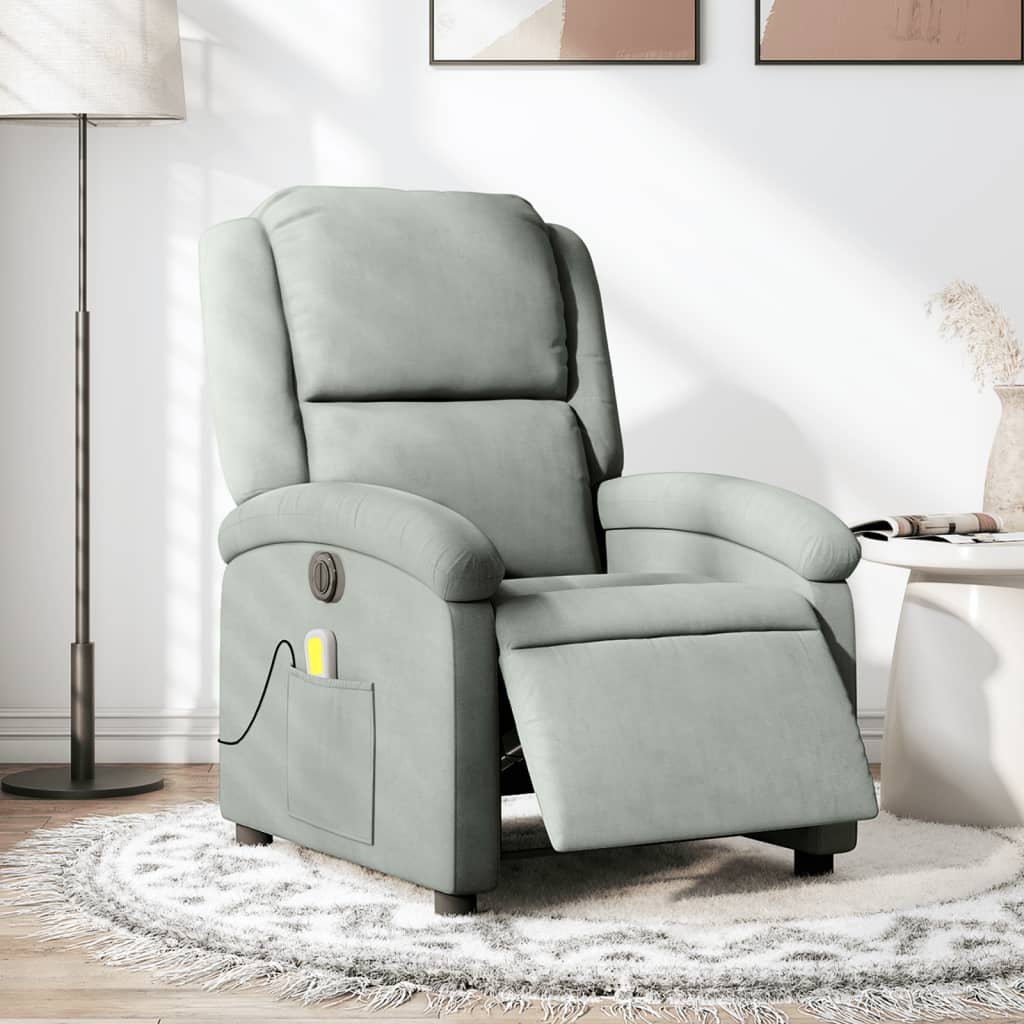 Fauteuil Massage Chauffant - Gris