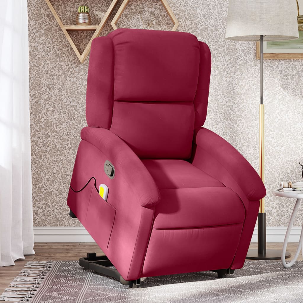 Fauteuil Massage Vibrant - Rouge