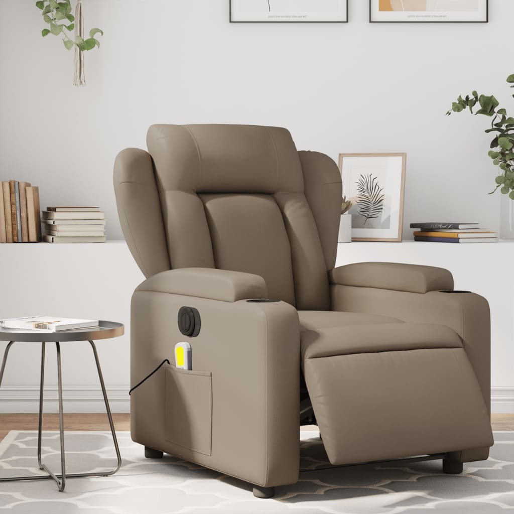 Fauteuil Massage Electrique - Cappuccino