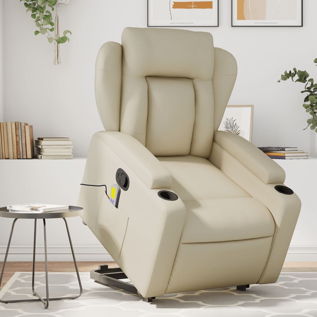 Fauteuil Relaxant Large Blanc