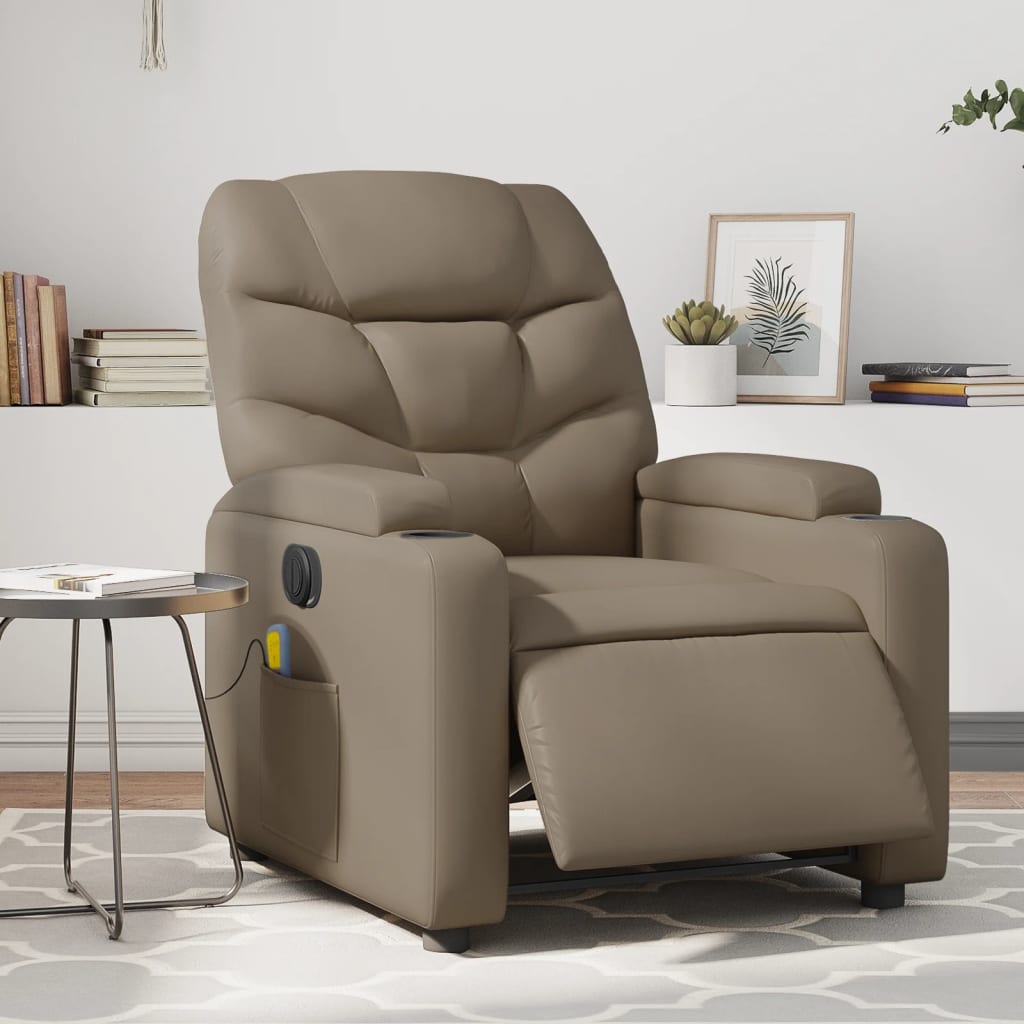 Fauteuil Relaxant Électrique Cappuccino