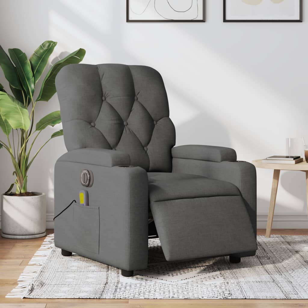 Fauteuil Relaxant Massant Électrique - Gris