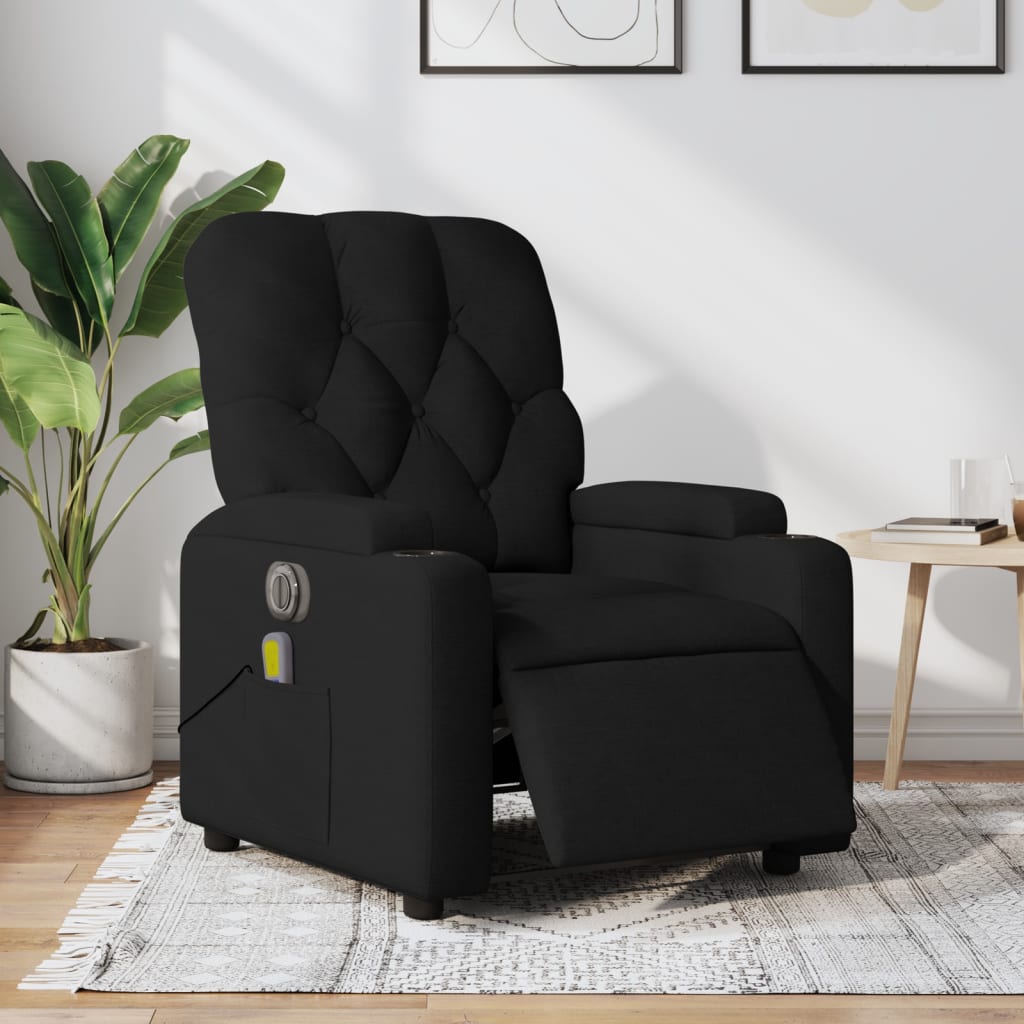 Fauteuil Massant Chauffant - Noir