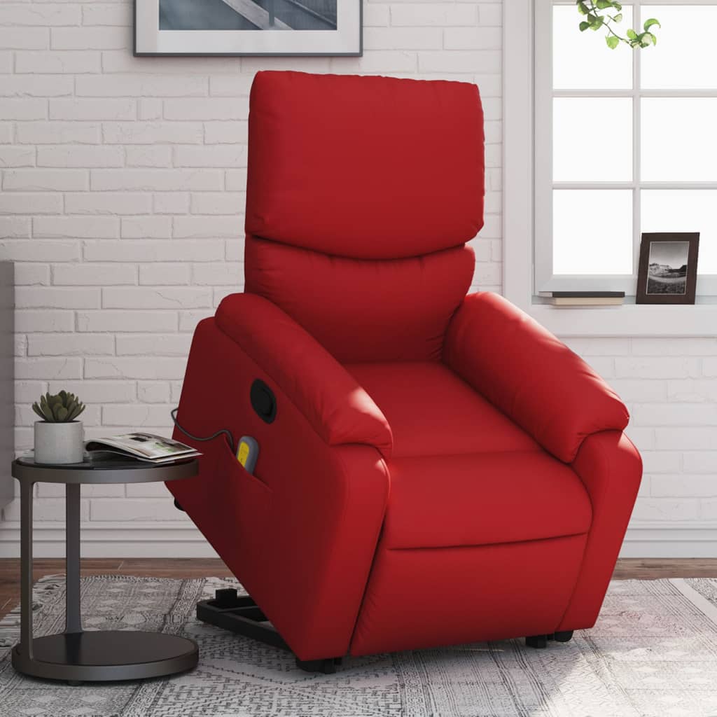 Fauteuil Relaxant Rouge - Manuel