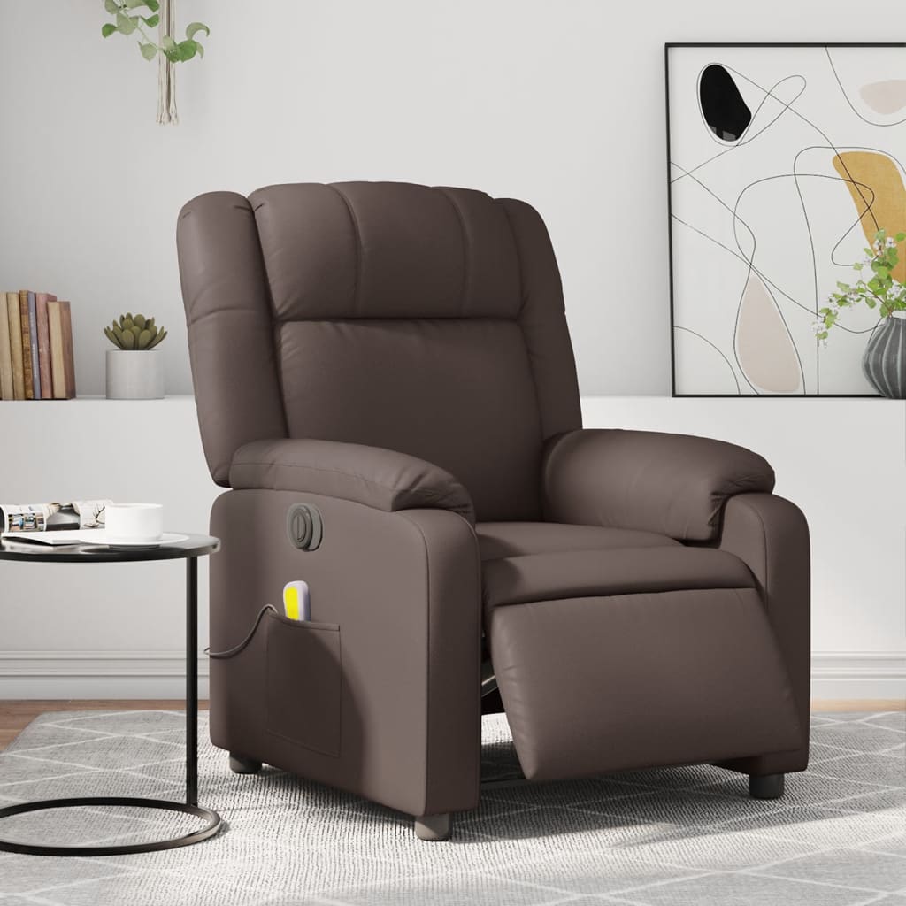 Fauteuil Relaxant Électrique - Marron