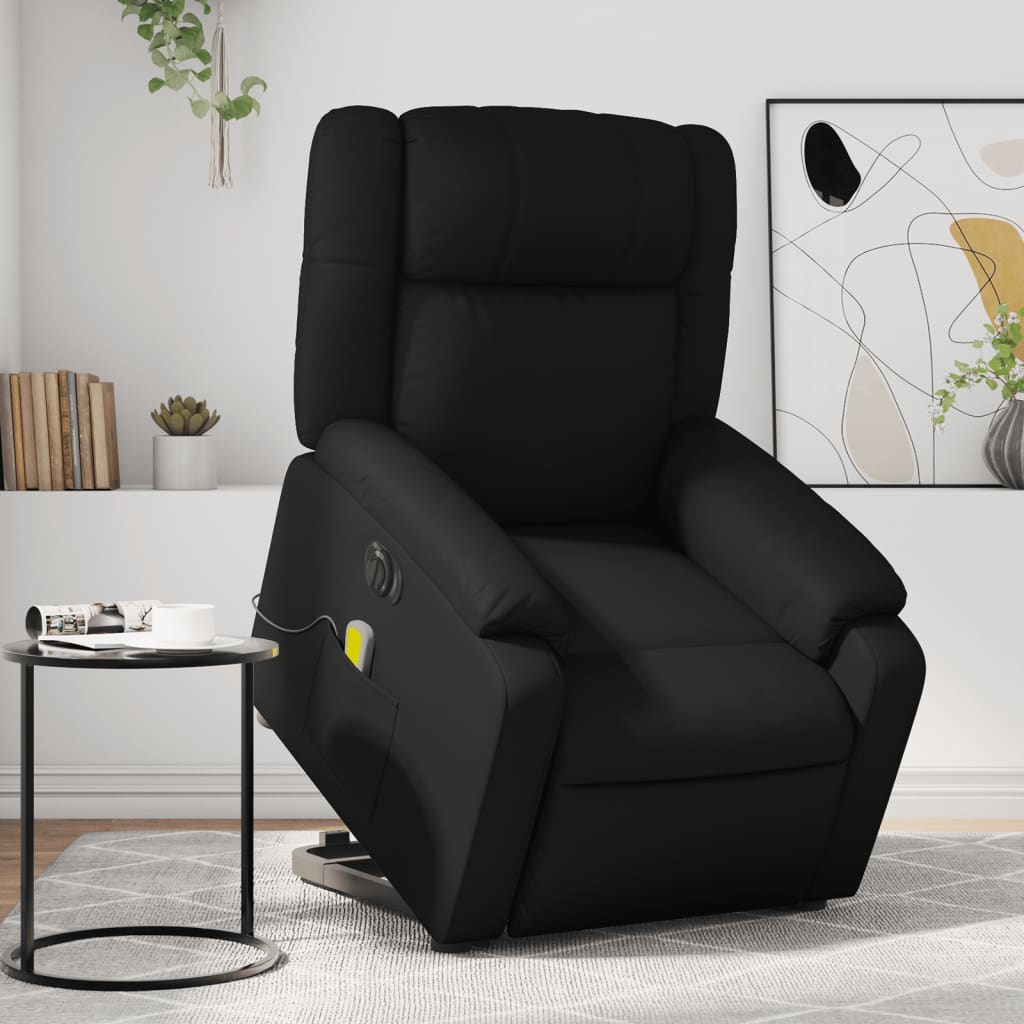 Fauteuil Électrique Releveur Massant - Noir