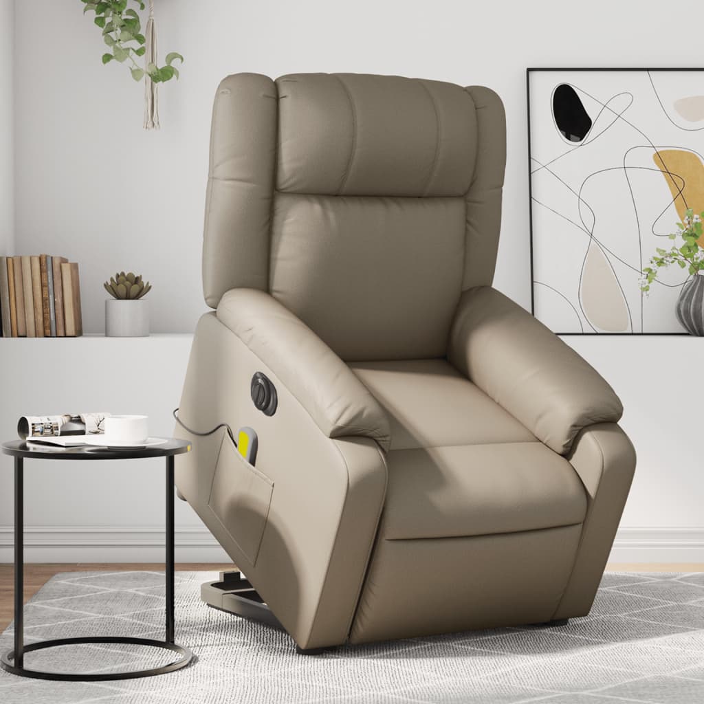 Fauteuil Electrique Releveur Massant - Taupe