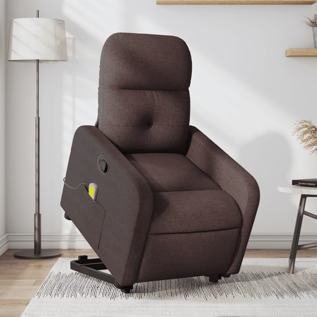 Fauteuil Massant Chauffant - Marron foncé