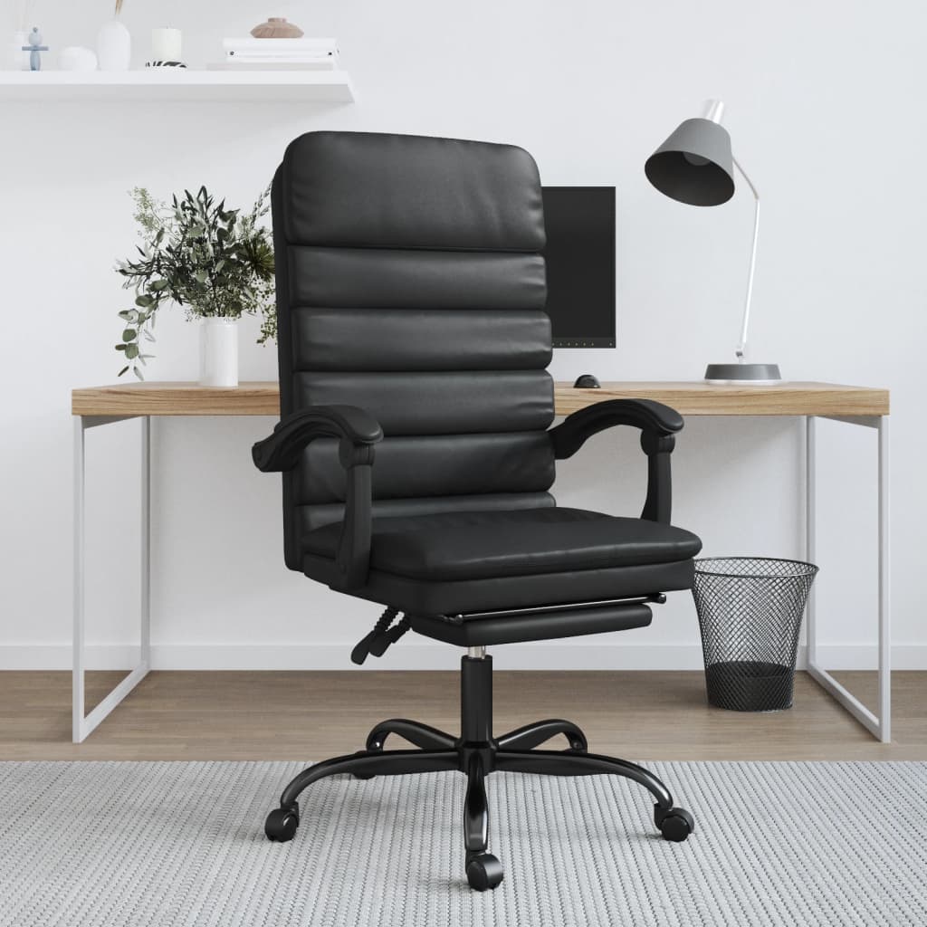 Fauteuil Relaxant - Cuir Noir