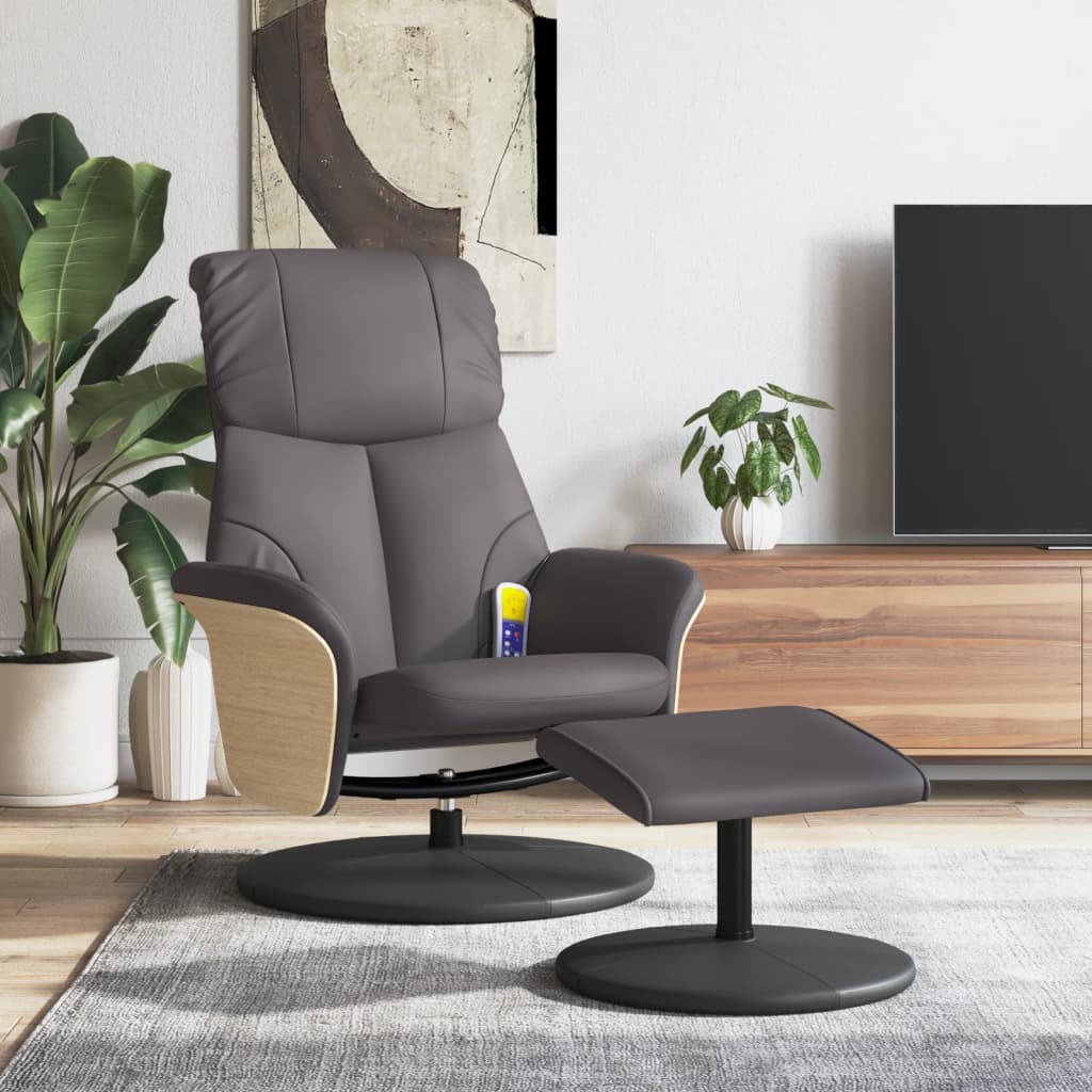 Fauteuil Relaxant Scandinave - Gris