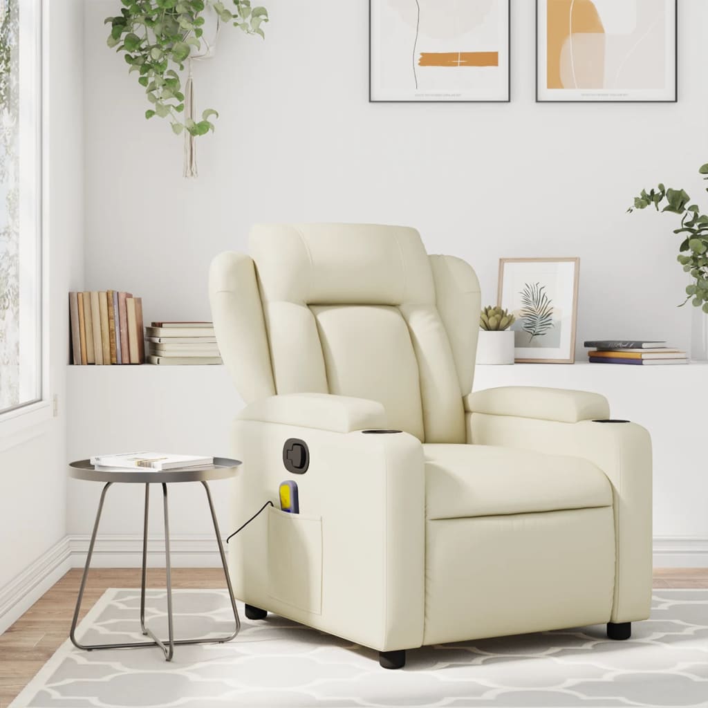 Fauteuil Relaxant Confortable - Blanc