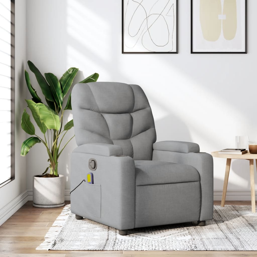 Fauteuil Massant - Gris en Tissu