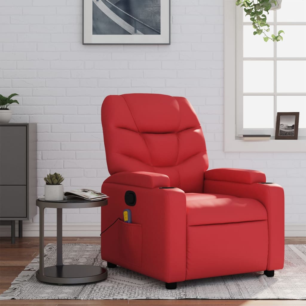 Fauteuil Relaxant Rouge de Qualité